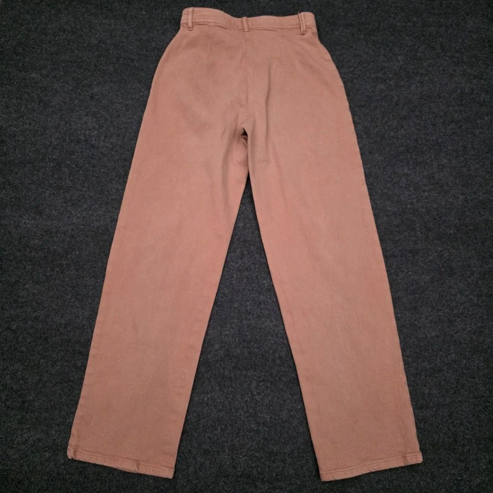 Aritzia Wilfred Free Womens Size 2‎ Pink Utility High Rise Wide Leg Modern Pants